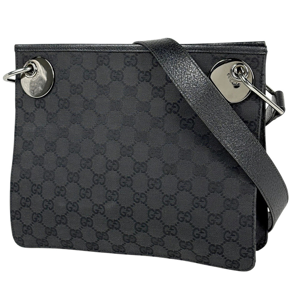 Gucci GG shoulder bag canvas black